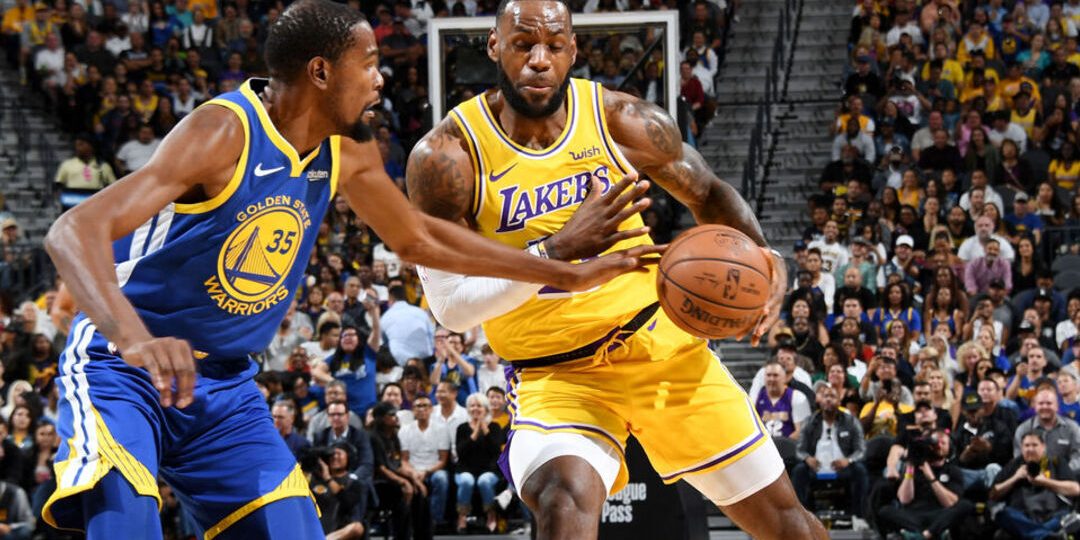 Report: LeBron, KD to match up for 1st time since 2018 in Lakers' home opener